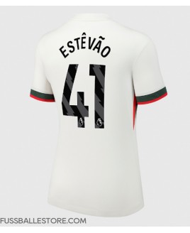Günstige Chelsea Estevao Willian #41 Auswärtstrikot Damen 2025-26 Kurzarm